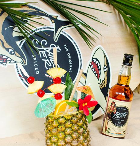 Sailor Jerry spiced rum pina colada